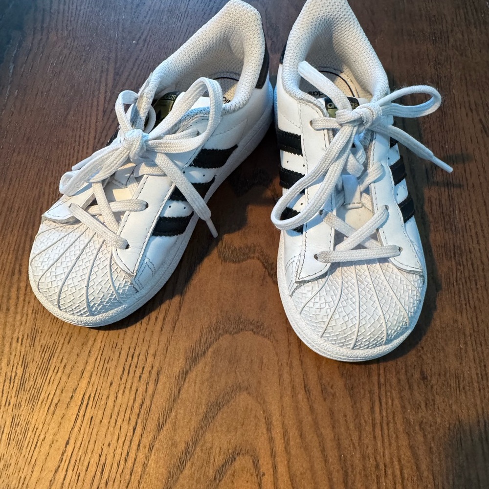 Adidas White and Black Sneakers